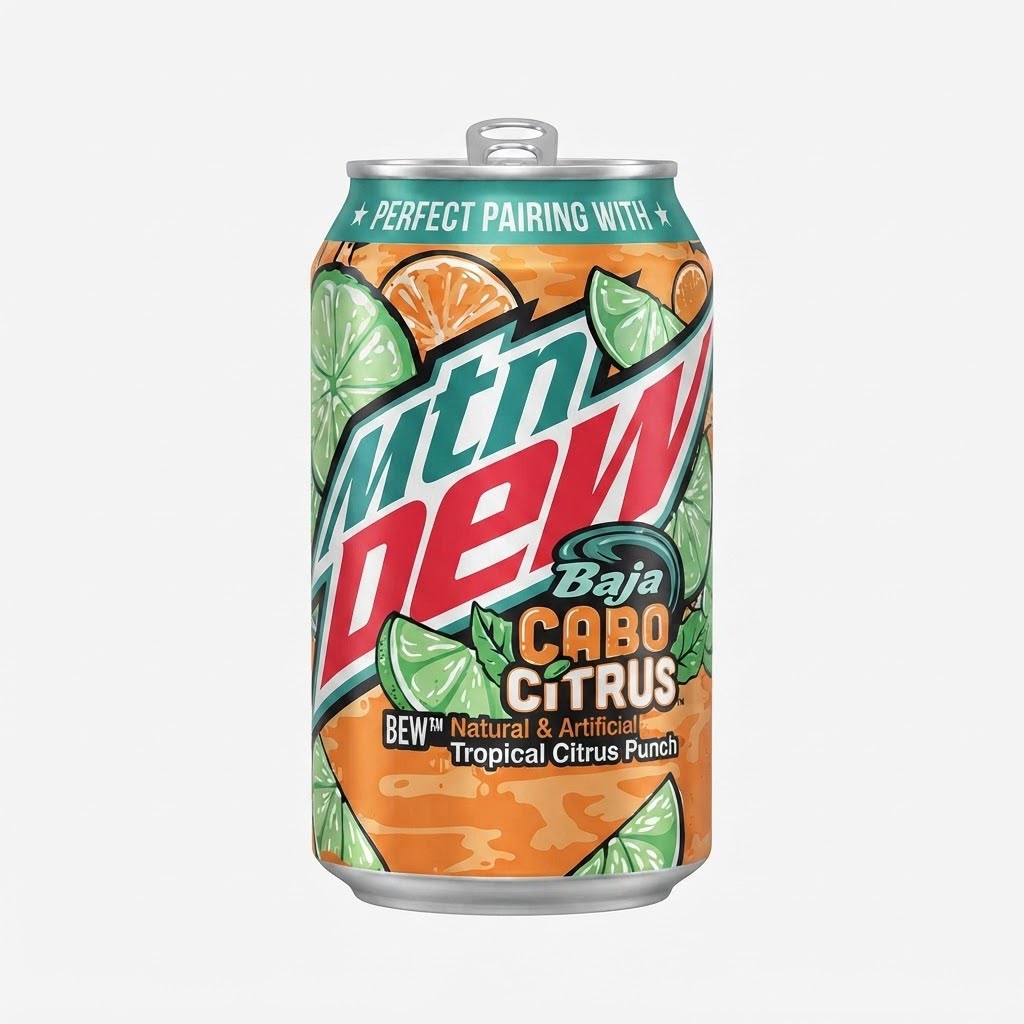 Mountain Dew Baja Cabo Citrus 1x12
