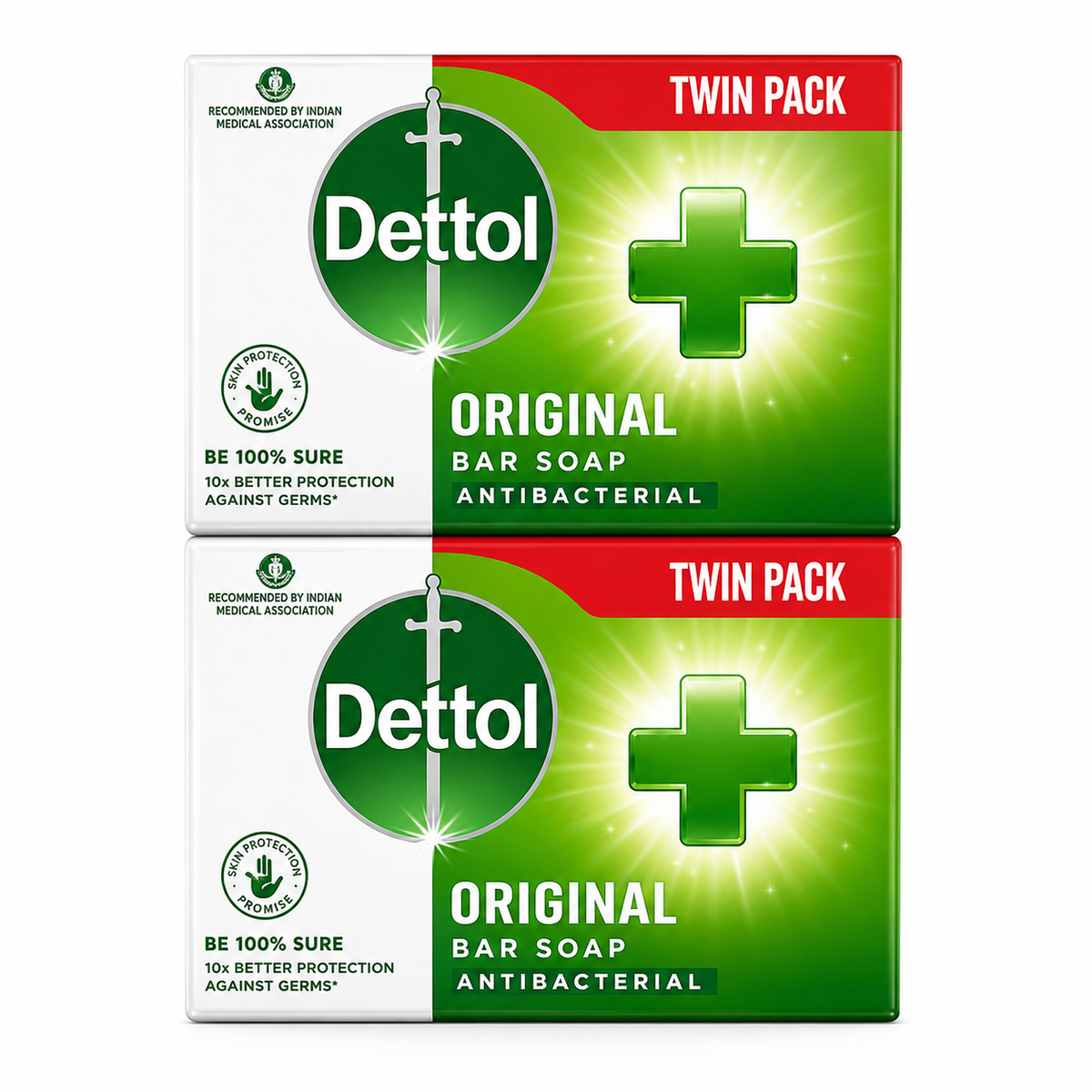 Twin Pack Dettol Soap (1x6)