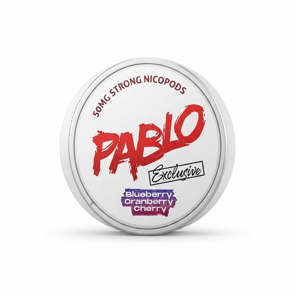 Pablos Exclusive blueberry cranberry cherry 50mg