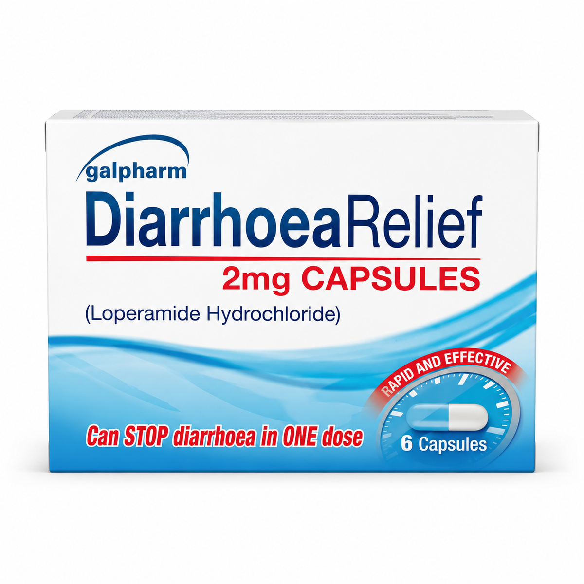 Galpharm loperamide 2mg GENERIC (1x6)