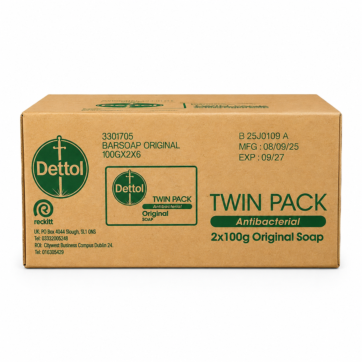 Twin Pack Dettol Soap (1x6)