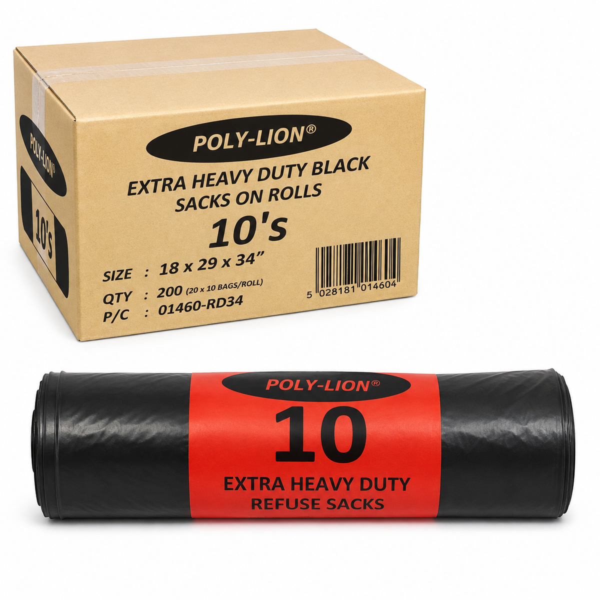 Heavy Duty Bin Bags (10x20)