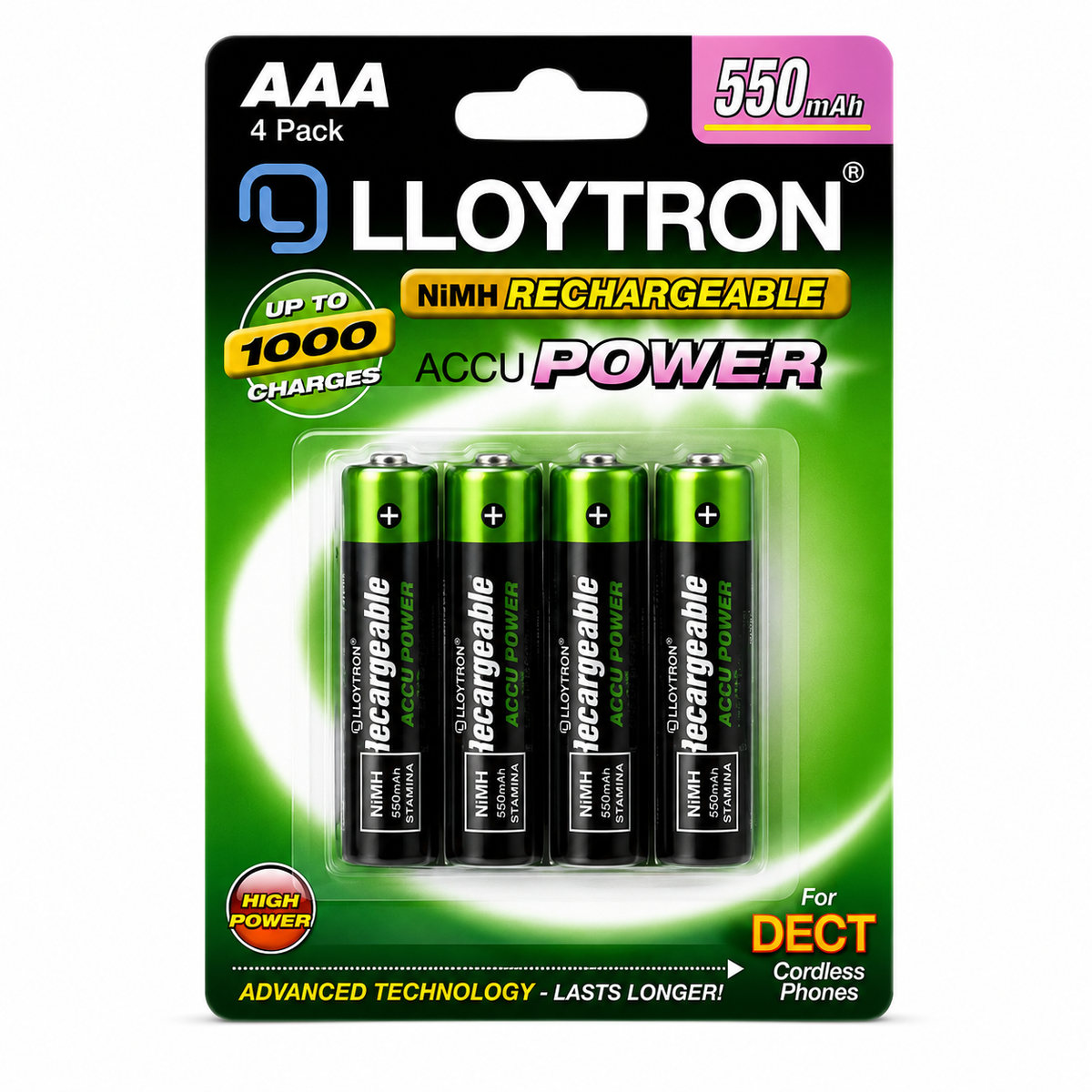 LLYOTRON AAA Batteries (1x6)