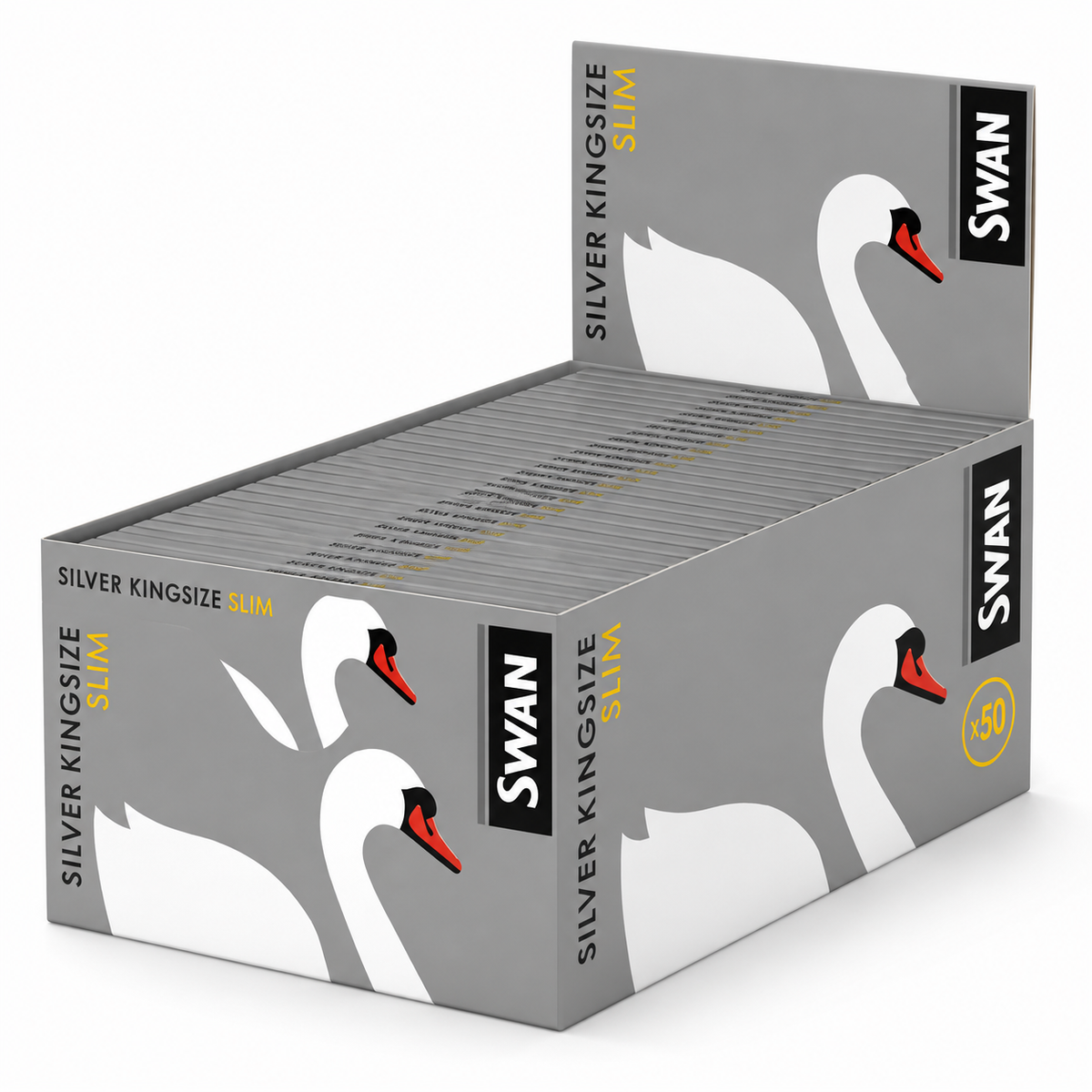 Swan Silver  King Size Papers (1x50)