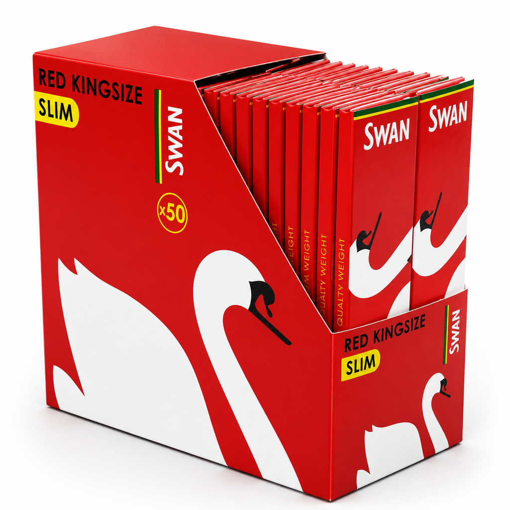 Swan Red King Size Papers (1x50)