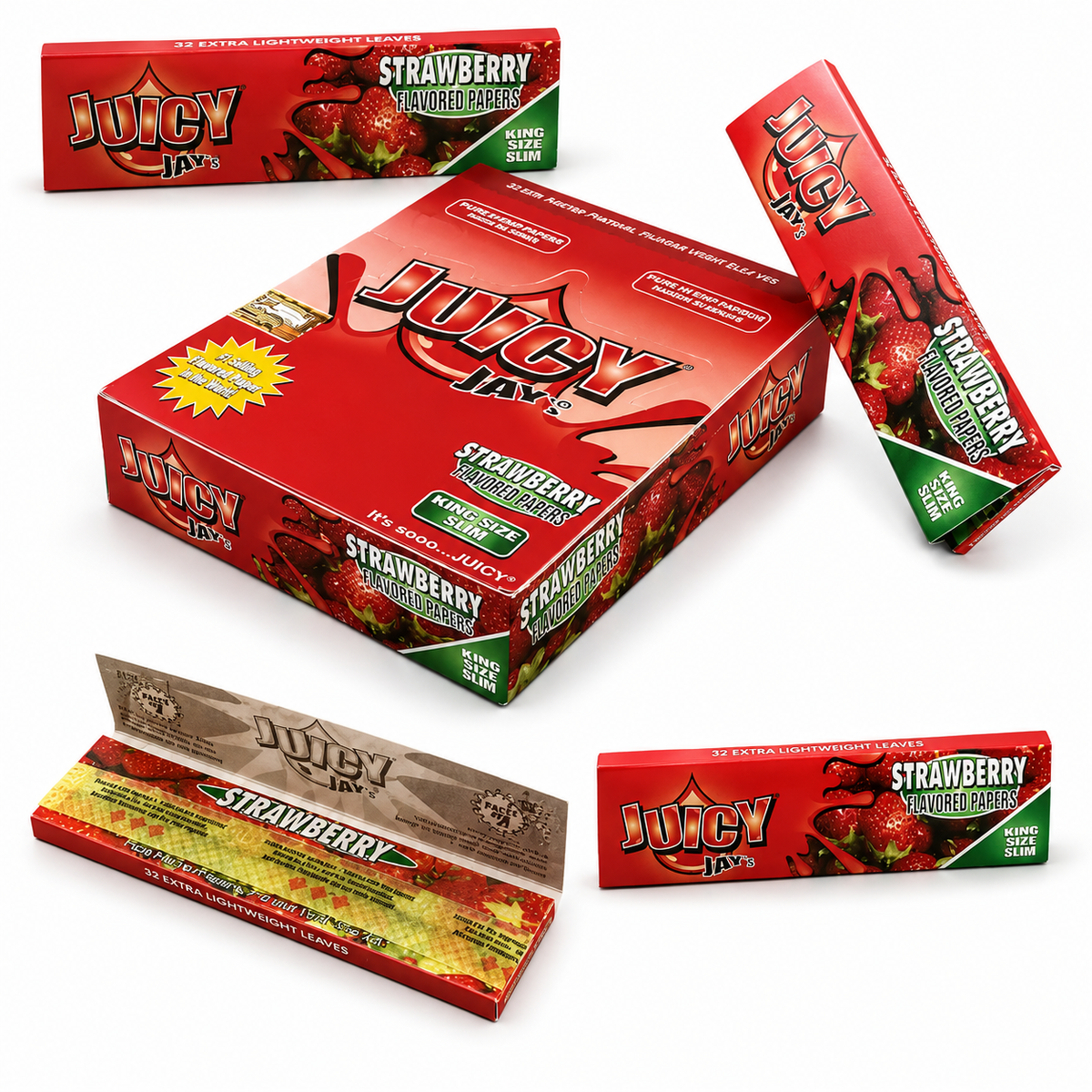 Juicy Jay Strawberry Flavored (1x24)