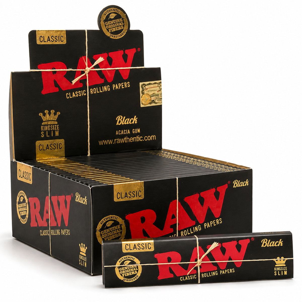 Raw + Roach Black (1x24)
