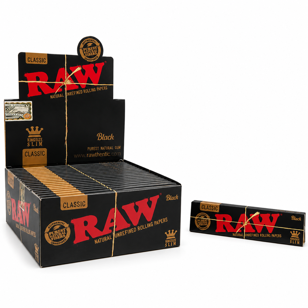 Raw King Size Black (1x50)