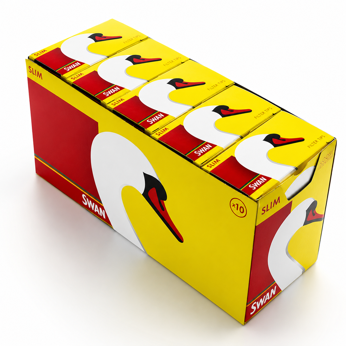 Swan Slim Tips 1x10 Pack